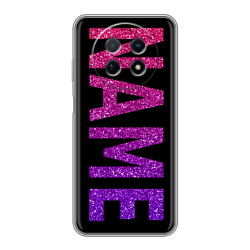 Силиконовый чехол на Huawei Nova Y91 с принтом NAME