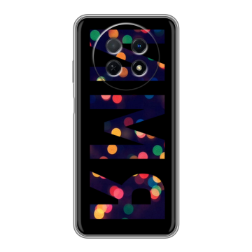 Силиконовый чехол на Huawei Nova Y91 с принтом ИМЯ