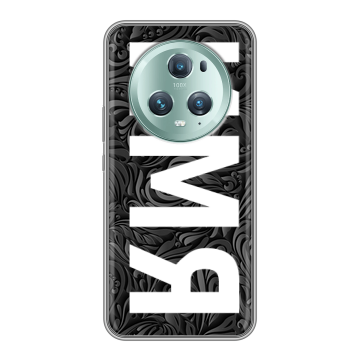 Силиконовый чехол на Huawei Honor Magic 5 Pro с принтом ИМЯ