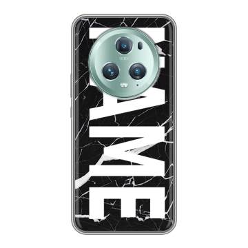 Силиконовый чехол на Huawei Honor Magic 5 Pro с принтом NAME