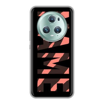 Силиконовый чехол на Huawei Honor Magic 5 Pro с принтом NAME