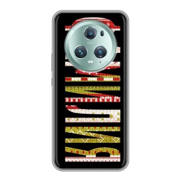 Силиконовый чехол на Huawei Honor Magic 5 Pro с принтом ФАМИЛИЯ