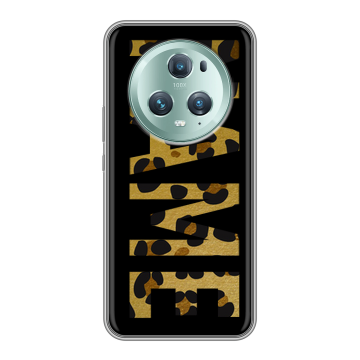 Силиконовый чехол на Huawei Honor Magic 5 Pro с принтом NAME