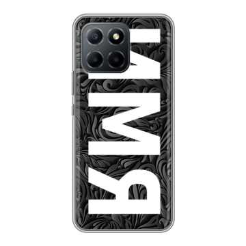 Силиконовый чехол на Huawei Honor 70 Lite 5G с принтом ИМЯ