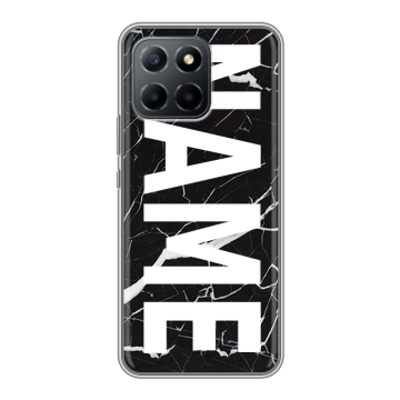 Силиконовый чехол на Huawei Honor 70 Lite 5G с принтом NAME