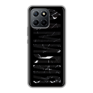 Силиконовый чехол на Huawei Honor 70 Lite 5G с принтом ФАМИЛИЯ