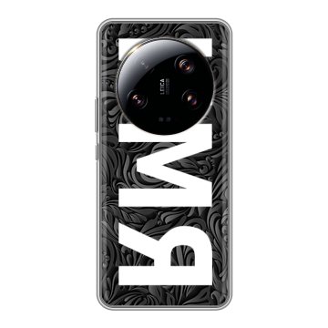 Силиконовый чехол на Xiaomi 13 Ultra с принтом ИМЯ
