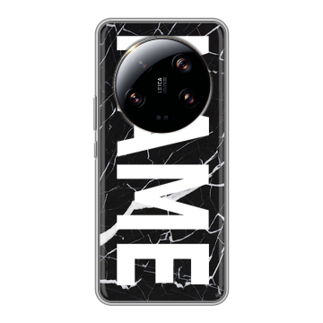 Силиконовый чехол на Xiaomi 13 Ultra с принтом NAME