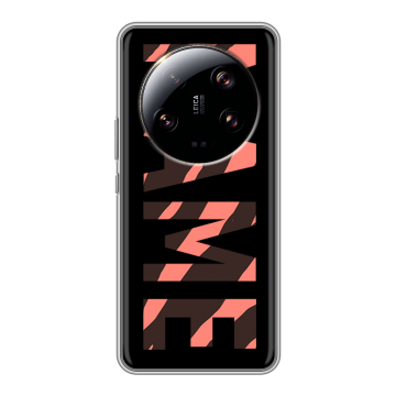 Силиконовый чехол на Xiaomi 13 Ultra с принтом NAME