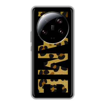 Силиконовый чехол на Xiaomi 13 Ultra с принтом NAME