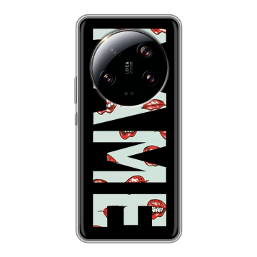 Силиконовый чехол на Xiaomi 13 Ultra с принтом NAME