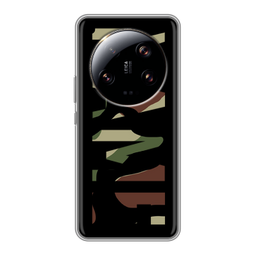Силиконовый чехол на Xiaomi 13 Ultra с принтом NAME