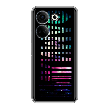 Силиконовый чехол на Tecno Camon 20 с принтом ФАМИЛИЯ