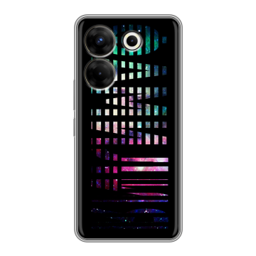 Силиконовый чехол на Tecno Camon 20 Pro 5G с принтом ФАМИЛИЯ