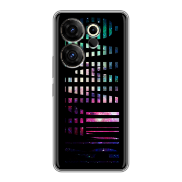 Силиконовый чехол на Tecno Camon 20 Premier с принтом ФАМИЛИЯ
