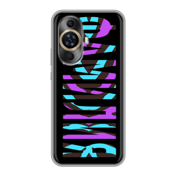 Силиконовый чехол на Huawei Nova 11 с принтом ФАМИЛИЯ