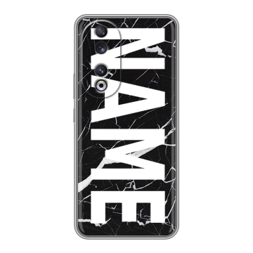 Силиконовый чехол на Huawei Honor 90 с принтом NAME