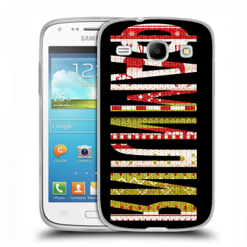 Силиконовый чехол на Samsung Galaxy Core с принтом ФАМИЛИЯ