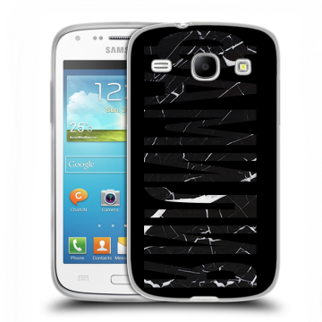 Силиконовый чехол на Samsung Galaxy Core с принтом ФАМИЛИЯ