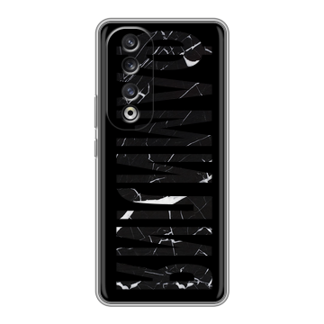 Силиконовый чехол на Huawei Honor 90 Pro с принтом ФАМИЛИЯ