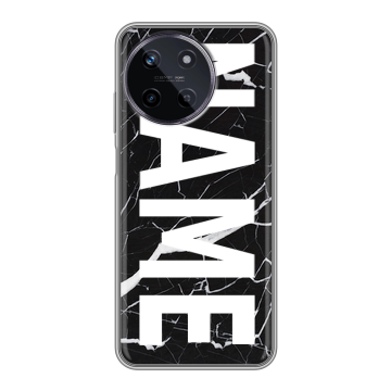 Силиконовый чехол на Realme 11 с принтом NAME