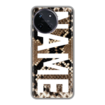 Силиконовый чехол на Realme 11 с принтом NAME