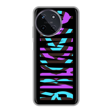 Силиконовый чехол на Realme 11 с принтом ФАМИЛИЯ