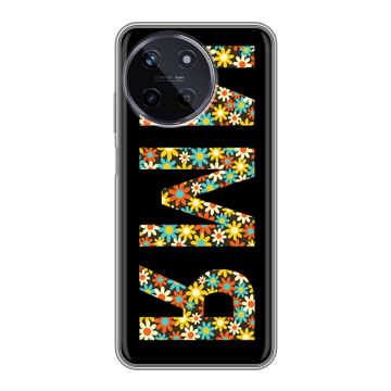 Силиконовый чехол на Realme 11 с принтом ИМЯ