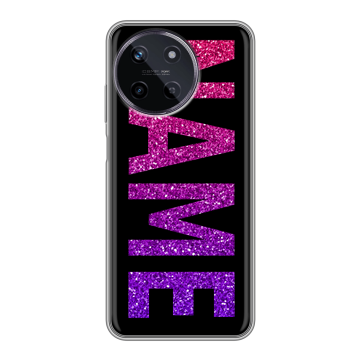 Силиконовый чехол на Realme 11 с принтом NAME