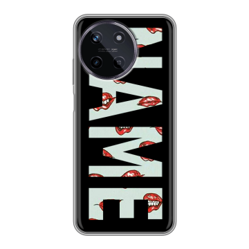 Силиконовый чехол на Realme 11 с принтом NAME