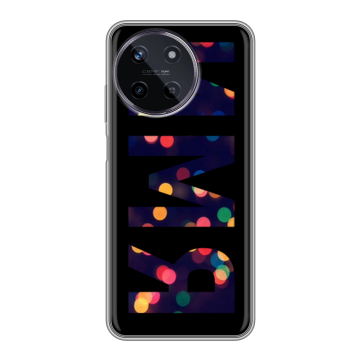 Силиконовый чехол на Realme 11 с принтом ИМЯ