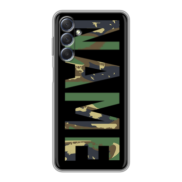 Силиконовый чехол на Samsung Galaxy M54 с принтом NAME