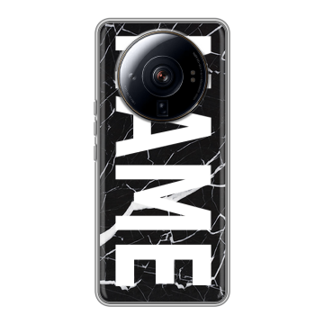 Силиконовый чехол на Xiaomi 12S Ultra с принтом NAME