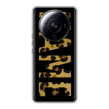 Силиконовый чехол на Xiaomi 12S Ultra с принтом NAME