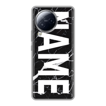 Силиконовый чехол на Xiaomi Civi 3 с принтом NAME