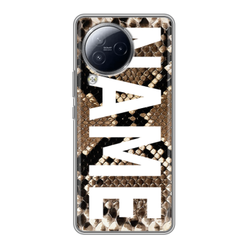 Силиконовый чехол на Xiaomi Civi 3 с принтом NAME