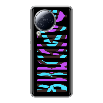 Силиконовый чехол на Xiaomi Civi 3 с принтом ФАМИЛИЯ