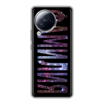 Силиконовый чехол на Xiaomi Civi 3 с принтом ФАМИЛИЯ