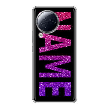Силиконовый чехол на Xiaomi Civi 3 с принтом NAME