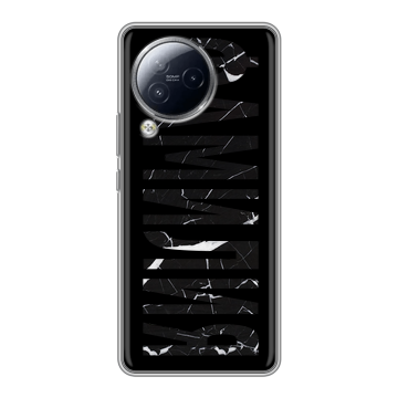 Силиконовый чехол на Xiaomi Civi 3 с принтом ФАМИЛИЯ
