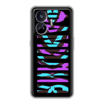 Силиконовый чехол на Realme GT Neo 5 SE с принтом ФАМИЛИЯ