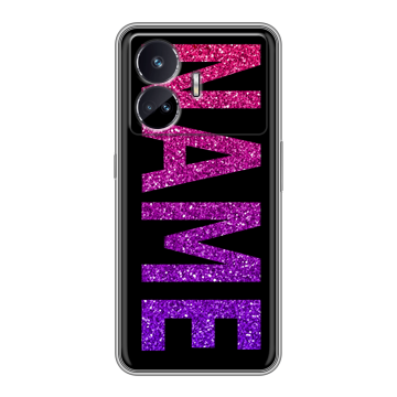 Силиконовый чехол на Realme GT Neo 5 SE с принтом NAME