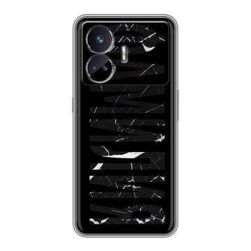 Силиконовый чехол на Realme GT Neo 5 SE с принтом ФАМИЛИЯ