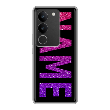 Силиконовый чехол на Vivo S17 с принтом NAME