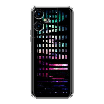 Силиконовый чехол на Tecno Pova Neo 3 с принтом ФАМИЛИЯ