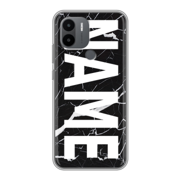 Силиконовый чехол на Xiaomi Poco C51 с принтом NAME
