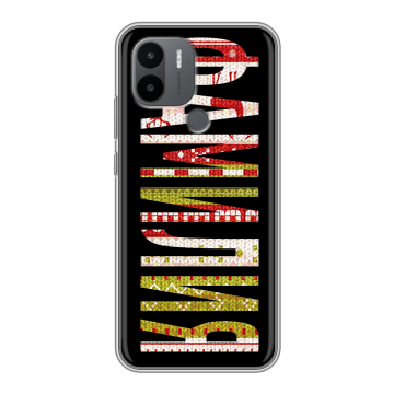 Силиконовый чехол на Xiaomi Poco C51 с принтом ФАМИЛИЯ