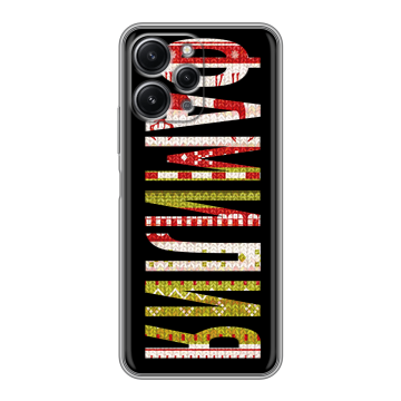 Силиконовый чехол на Xiaomi RedMi 12 с принтом ФАМИЛИЯ