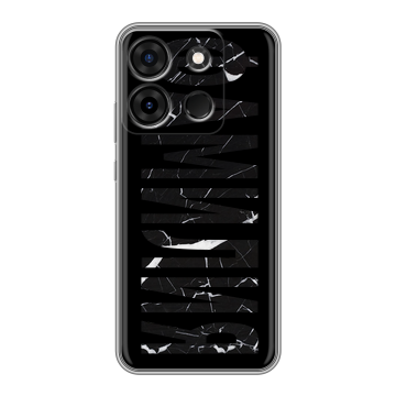 Силиконовый чехол на Infinix Smart 7 Plus с принтом ФАМИЛИЯ