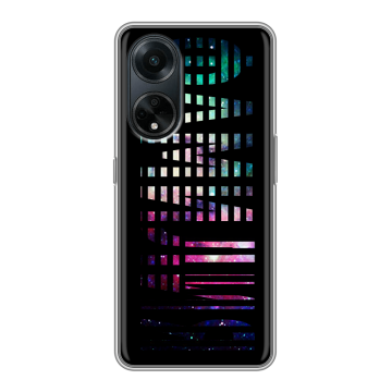 Силиконовый чехол на OPPO A98 с принтом ФАМИЛИЯ